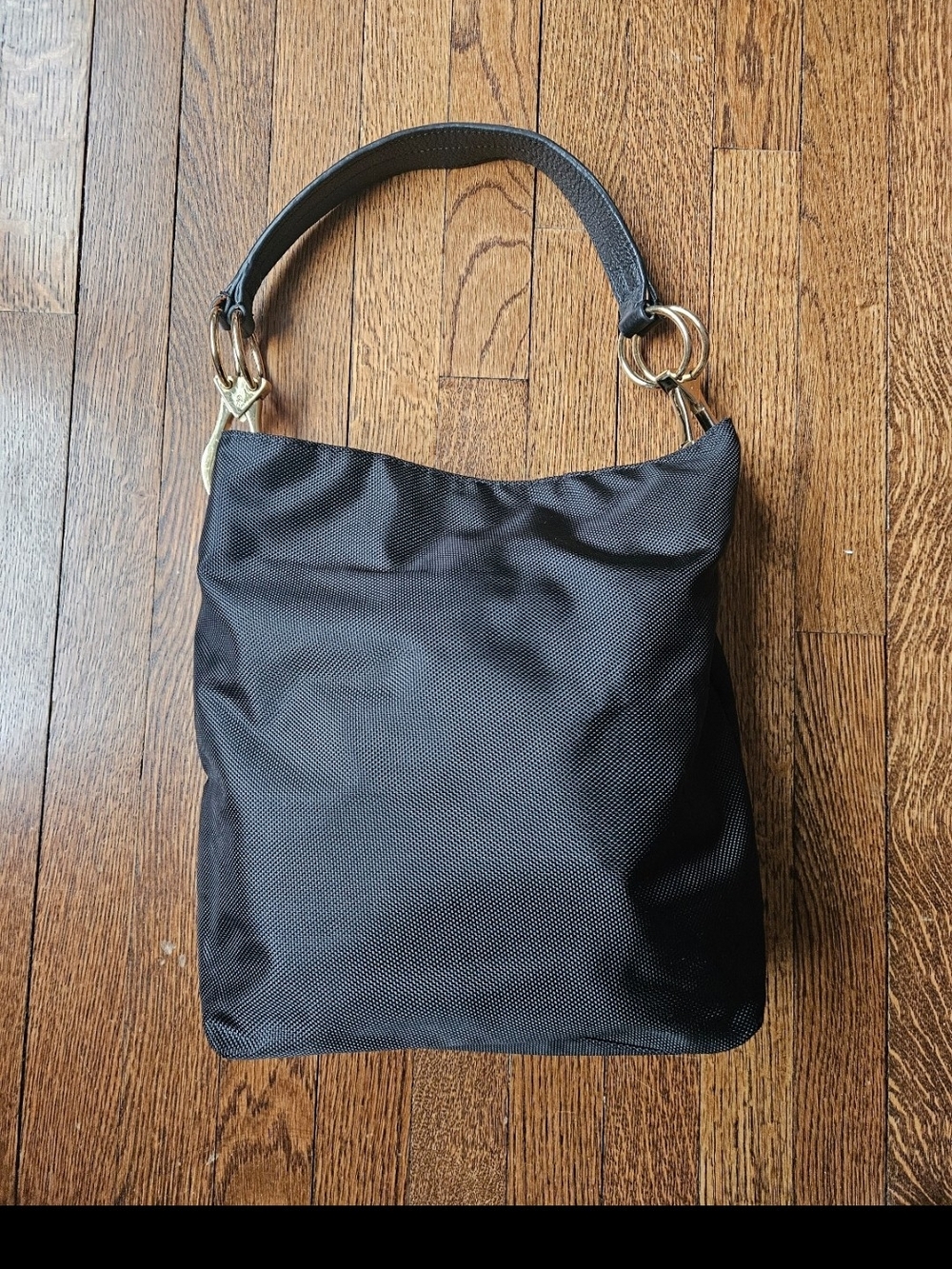 JPK Paris 75 Black Hobo Bag New